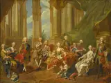 Louis-Michel van Loo, The family of Philip V in 1738