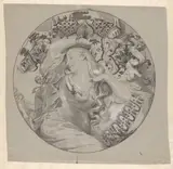 Marie Bracquemond, Ontwerp voor een bord