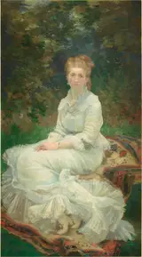 Marie Bracquemond, The Lady in White