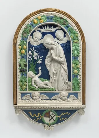 Andrea della Robbia, The Adoration of the Child