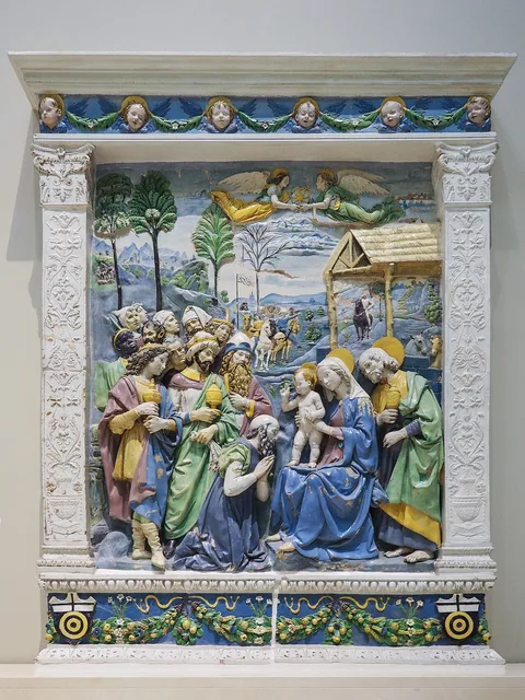 Andrea della Robbia, Adoration of the Magi