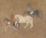 Mengfu Zhao, Riders Leading a White Horse