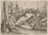Jacopo de' Barbari, Victory Reclining Amid Trophies