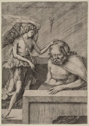 Jacopo de' Barbari, Custodi Nos Dormientes (The Guardian Angel)