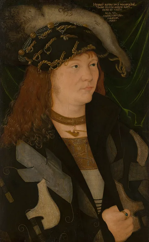 Jacopo de' Barbari, Portrait of Henri V. of Mecklenburg