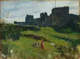 Amélie Lundahl, Landscape from Gotland (at city wall in Visby)