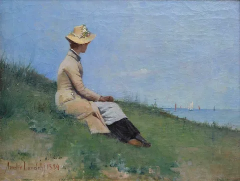 Amélie Lundahl, At the Beach, Brittany