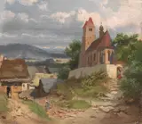Josef Mánes, A Village Church