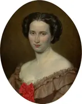 Josef Mánes, Portrait of Louisa Bělská