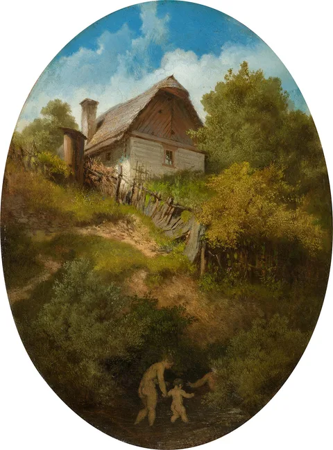 Josef Mánes, Near the Cottage