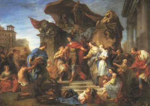 François Lemoyne, Continence of Scipio by François Lemoyne
