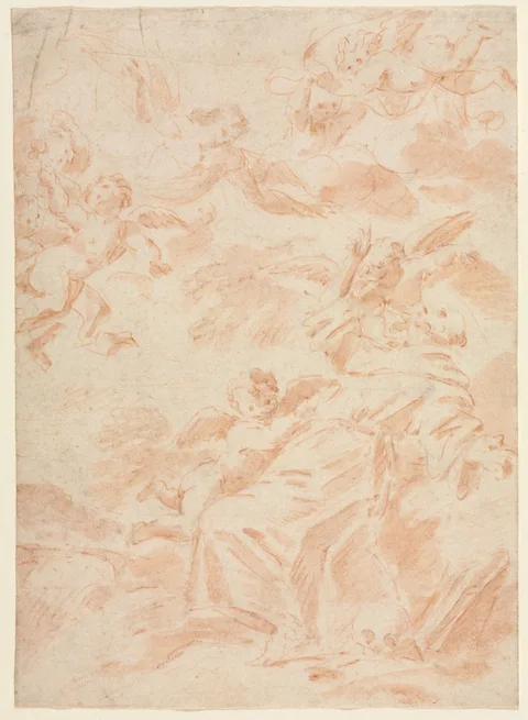François Lemoyne, The Stigmatization of Saint Francis