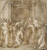 Cigoli, Saint Vincent Ferrer Taking His Vestments