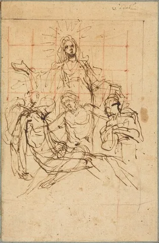 Cigoli, The Pietà (recto)