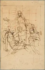 Cigoli, The Pietà (recto)