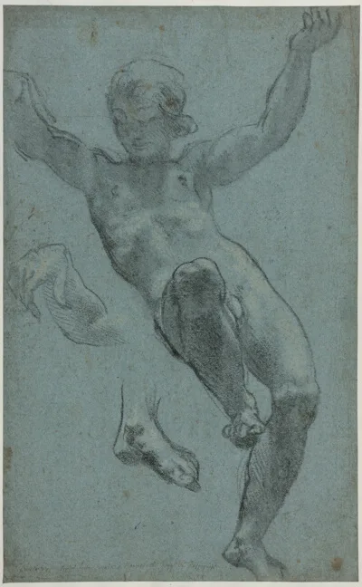 Cigoli, Study of a Youth for the Loggia of Cupid and Psyche