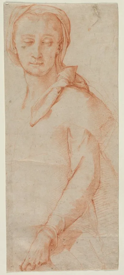Cigoli, Half-Length Figure Study of a Woman