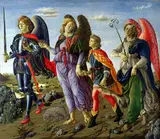 Francesco Botticini, Three Archangels with Tobias