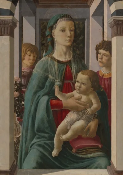 Francesco Botticini, Virgin and Child with Two Angels