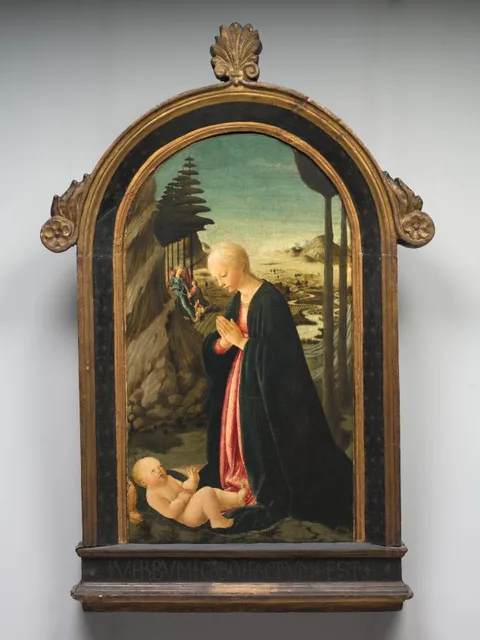 Francesco Botticini, Madonna and Child with Tobias and the Angel Raphael