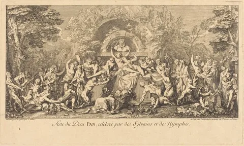 Claude Gillot, Feste du Dieu Pan, celebree par des Sylvains et des Nymphes (Feast of the God Pan Celebrated by Sylvans and Nymphs)