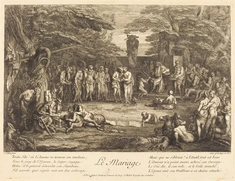 Claude Gillot, Le Mariage (Marriage)