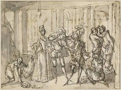 Claude Gillot, A Performance by the Commedia dell'Arte