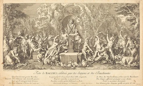Claude Gillot, Feste de Bacchus, celebree par des Satyres et des Bacchantes (Feast of Bacchus Celeb rated by Satyrs and Bacchanales)