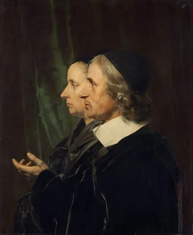 Jan de Bray, Portrait of the Artist's Parents, Salomon de Bray and Anna Westerbaen