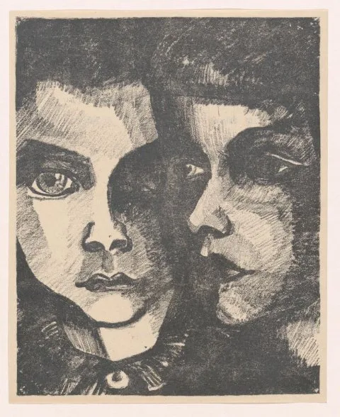 Charley Toorop, Twee meisjeskoppen