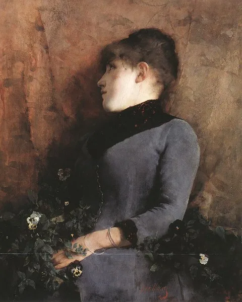Simon Hollósy, Meditation