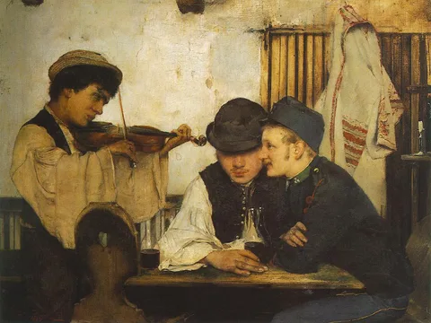 Simon Hollósy, The Good Wine