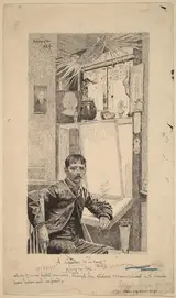 Kenyon Cox, A Corner Window, Will Low