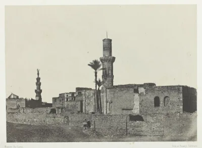Maxime Du Camp, Mosquée près de Bab-el-Saïda, Le Kaire, plate 2 from the album "Egypte, Nubie, Palestine et Syrie," (1852)