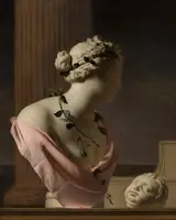Caesar van Everdingen, Trompe l'oeil with a bust of Venus
