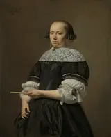 Caesar van Everdingen, Elisabeth van Kessel (1640-1717). Wife of Willem Jacobsz Baert