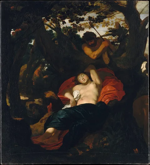 Johann Liss, Nymph and Shepherd