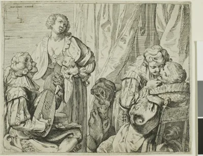 Johann Liss, Interior with Two Pairs of Lovers and a Fool