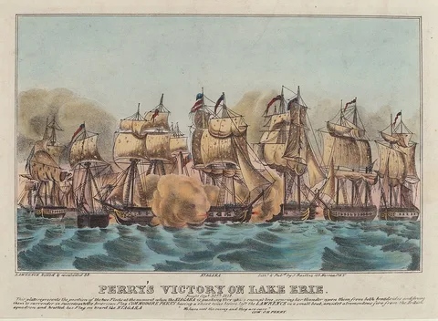 Napoleon Sarony, Perry's Victory on Lake Erie