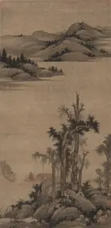 Wu Zhen, Fishermen-Hermits in Stream and Mountain
