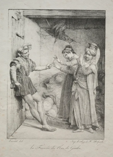 Louis Hersent, The Fiancée of the King of Garbe