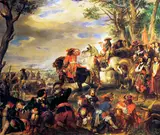 Eugène Devéria, Battle of La Marsaille, October 4, 1693