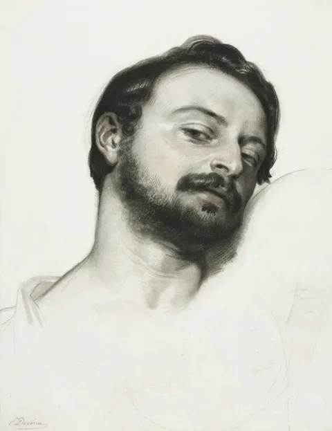 Eugène Devéria, Head of a Man