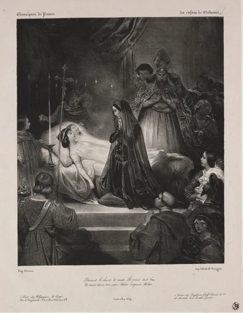 Eugène Devéria, Chronicles of France:  The Children of Clodomir