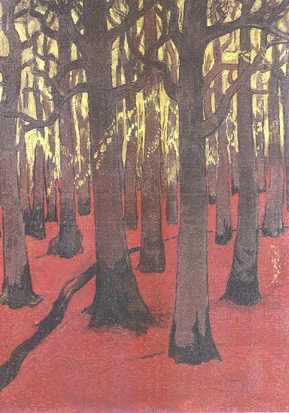 Georges Lacombe, La forêt au sol rouge