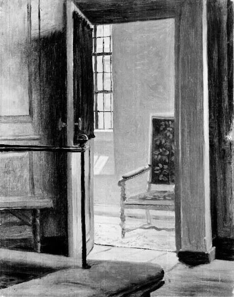 Christen Dalsgaard, Study from the Interior of Vartov Church in Copenhagen