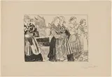 Charles Cottet, Bretonnes sur le quai