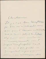 Charles Cottet, Brief aan Philip Zilcken