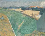 Charles Angrand, The Western Railway at its Exit from Paris