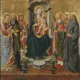Domenico di Michelino, Madonna and Child and 6 Saints